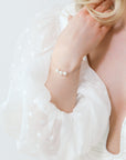 Silver Pearl Bracelet