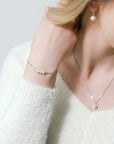 Freshwater Pearl Bracelet in Silver