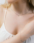 Silver Crystal Necklace