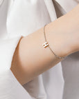 Personalised Initial Bracelet in Silver