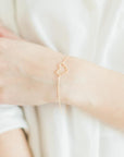 Delicate Gold Heart Bracelet