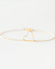 Delicate Gold Heart Bracelet