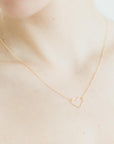 Delicate Gold Heart Necklace