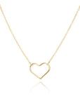 Delicate Gold Heart Necklace