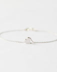 Delicate Silver Heart Bracelet