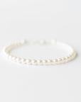 Delicate White Pearl Bracelet