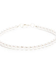 Delicate White Pearl Bracelet
