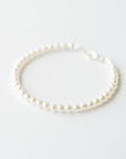 Delicate White Pearl Bracelet