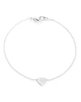 Delicate Silver Heart Bracelet