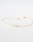 Freshwater Pearl Bracelet in Gold