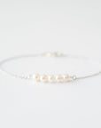 Freshwater Pearl Bracelet in Silver