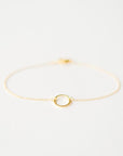 Geometric Gold Karma Bracelet
