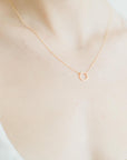 Geometric Gold Karma Necklace