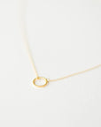 Geometric Gold Karma Necklace