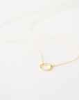 Geometric Gold Karma Necklace