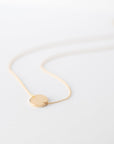 Gold Disc Choker Necklace