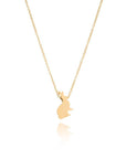 Gold Bunny Necklace
