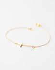 Gold Cross Bracelet
