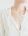 Gold Disc Necklace