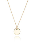 Gold Disc Necklace