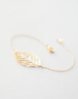 Gold Leaf Bracelet