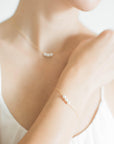Gold Pearl Bracelet