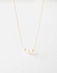 Gold Pearl Choker Necklace