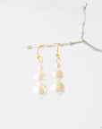 Gold Pearl Earrings