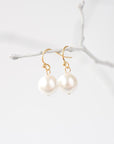 Gold Pearl Earrings