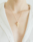 Gold Seashell Necklace