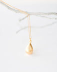 Gold Teardrop Necklace