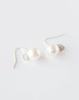 Pearl and Leaf Earrings