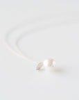 Pearl and Leaf Necklace