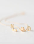 Personalised Gold Letter Necklace