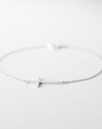 Silver Cross Bracelet