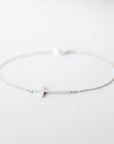 Silver Cross Bracelet