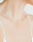 Silver Crystal Necklace