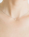Silver Crystal Necklace