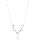 Silver Deer Necklace