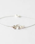 Silver Flower Bracelet