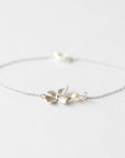 Silver Flower Bracelet