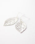 Silver Leaf Earrings
