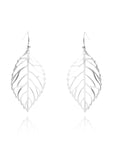 Silver Leaf Earrings