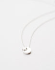 Silver Moon and Star Necklace