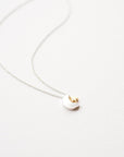 Silver Moon and Star Necklace
