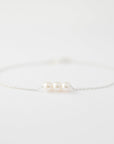 Silver Pearl Bracelet