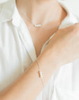 Silver Pearl Bracelet