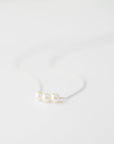 Silver Pearl Choker Necklace