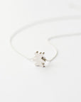 Silver Teddy Bear Necklace