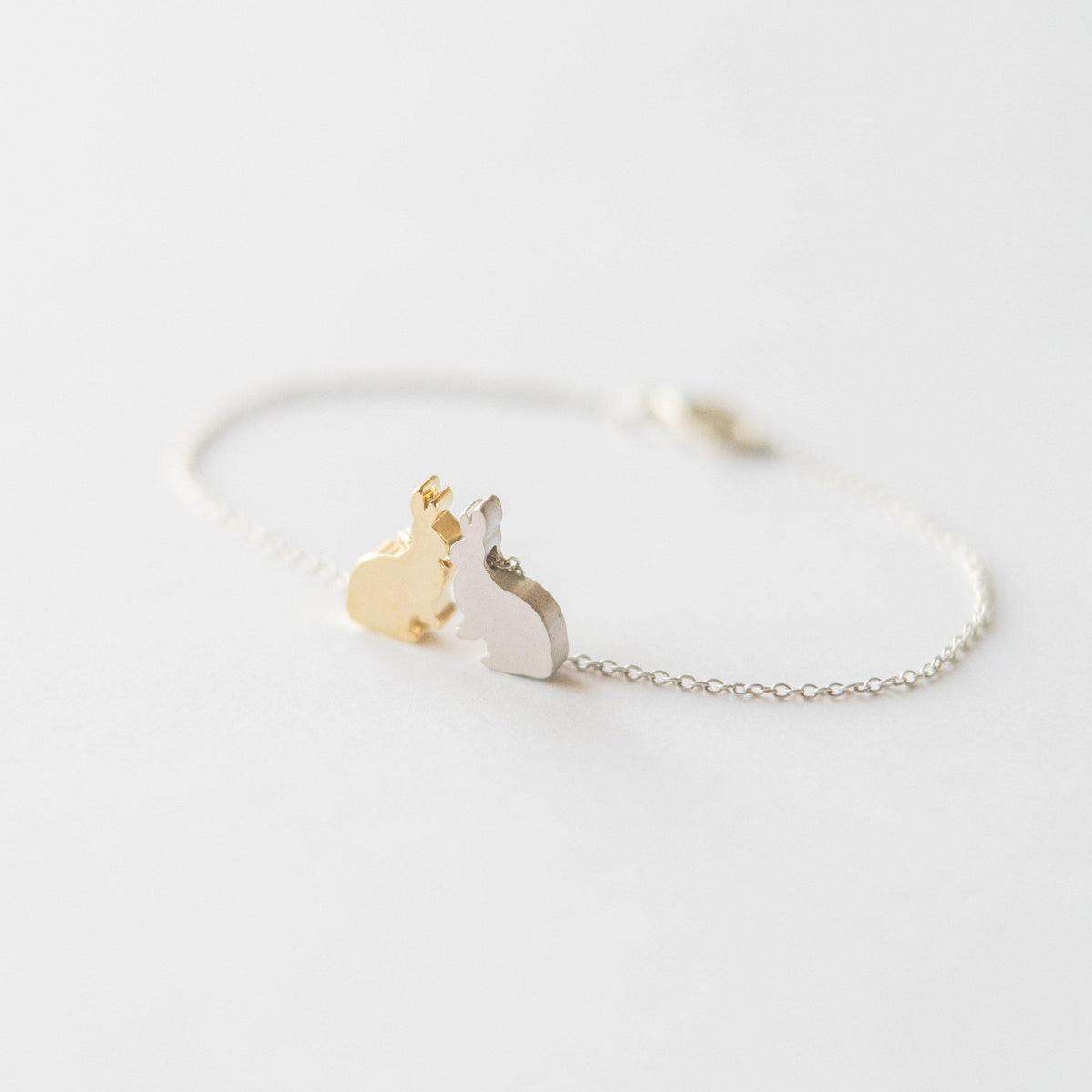 Down the Rabbit Hole – Sterling Silver Bunny Bracelet or Necklace